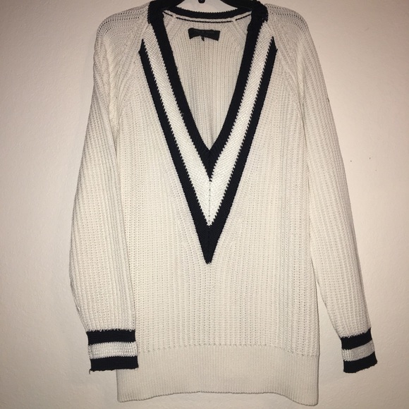Rag Bone Theon Vneck Sweater Size L 